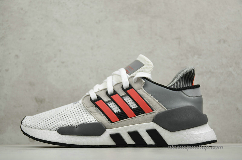 Adidas EQT Support 91/18 Fehér/Szürke/Piros/Fekete Cipők (B37521)