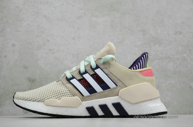 Adidas EQT Support 91/18 Olajbogyó/Fehér/Fekete/Rózsaszín Cipők (CM8409)