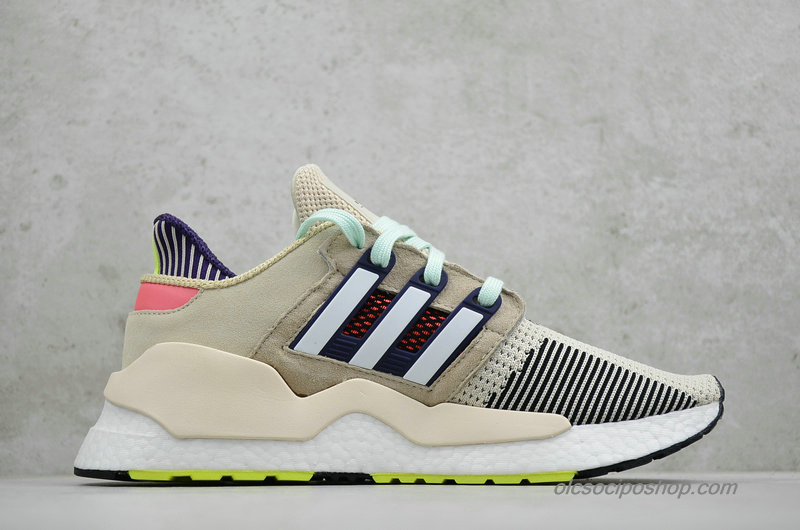 Adidas EQT Support 91/18 Olajbogyó/Fehér/Fekete/Rózsaszín Cipők (CM8409)