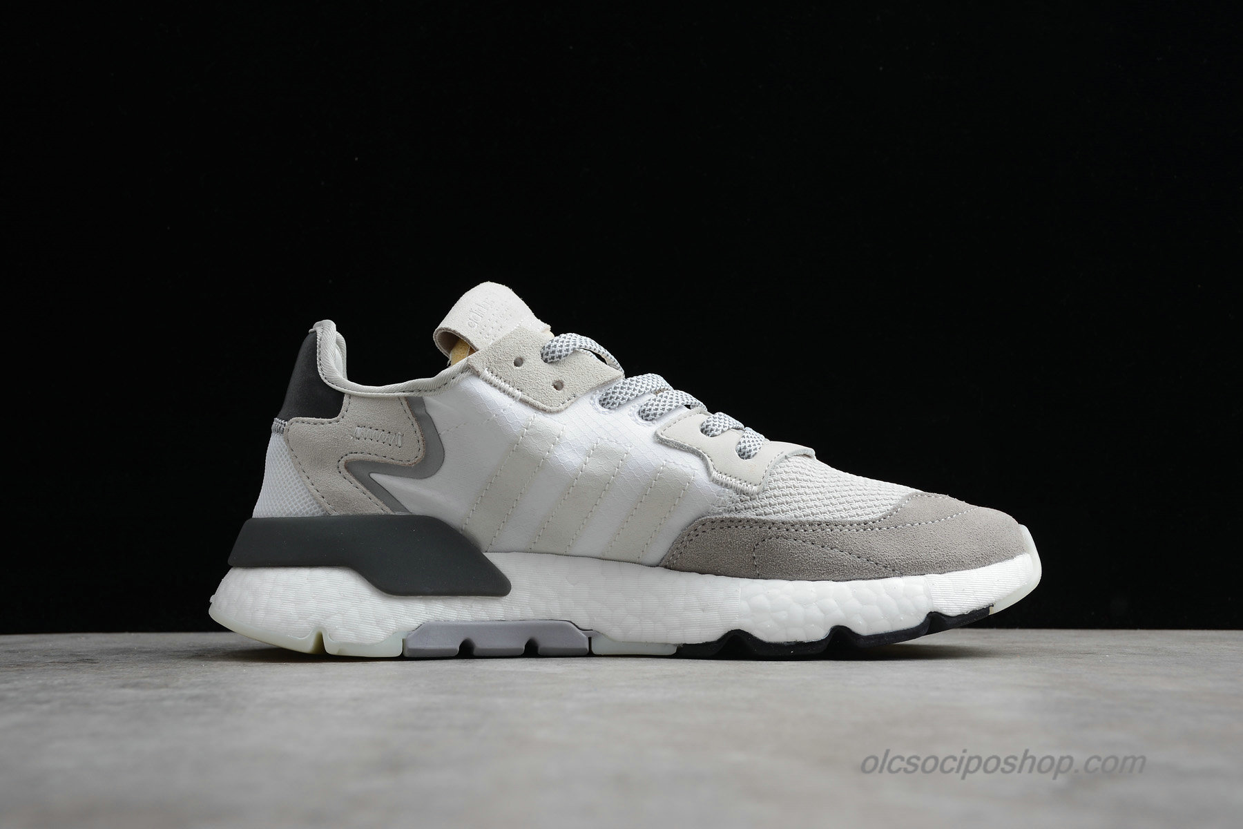 Adidas Nite Jogger 2019 Boost 3M Homok/Fehér/Szürke Cipők (CG5950)