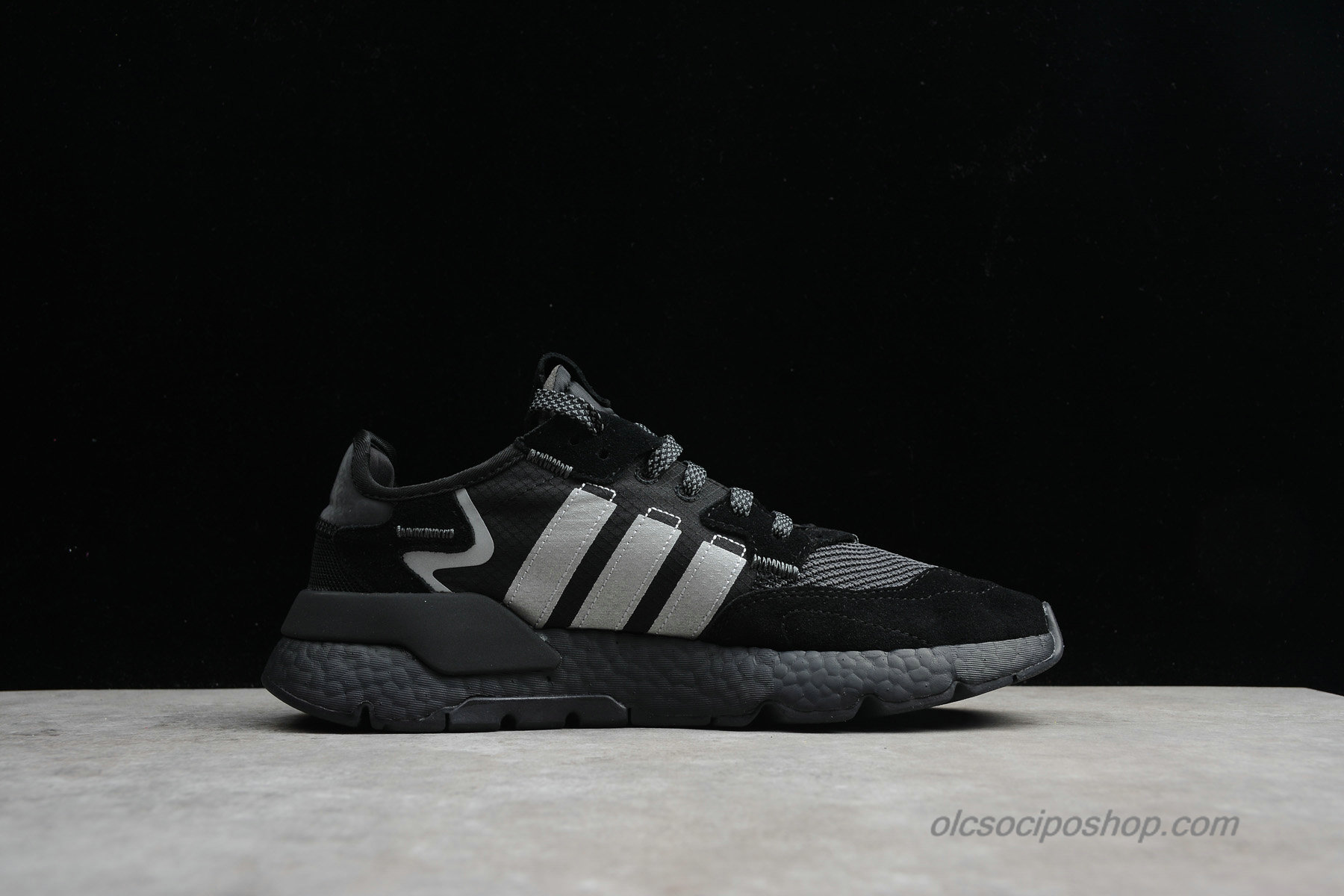 Adidas Nite Jogger 2019 Boost 3M Fekete/Szürke Cipők (CG7098)