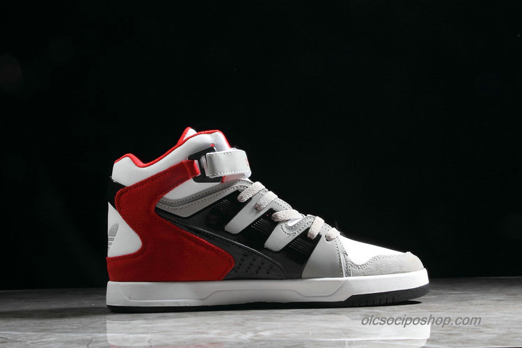 Adidas MC-X 1 Hi Top Fehér/Szürke/Fekete/Piros Cipők (M18393)