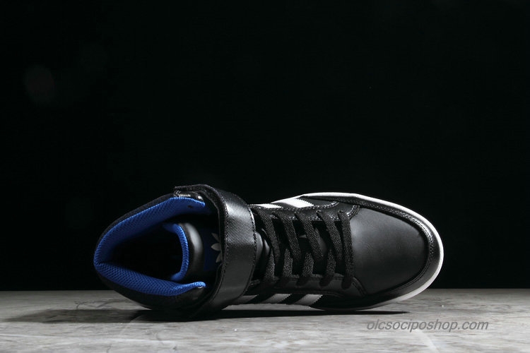 Férfi Adidas Varial Mid Fekete/Fehér/Kék Cipők (B27421)