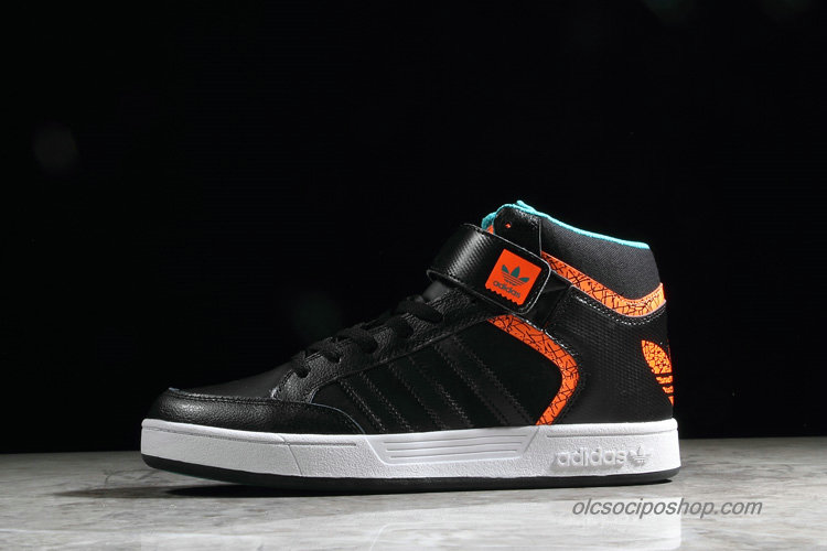 Férfi Adidas Varial Mid Fekete/Narancs/Fehér Cipők (F37494)