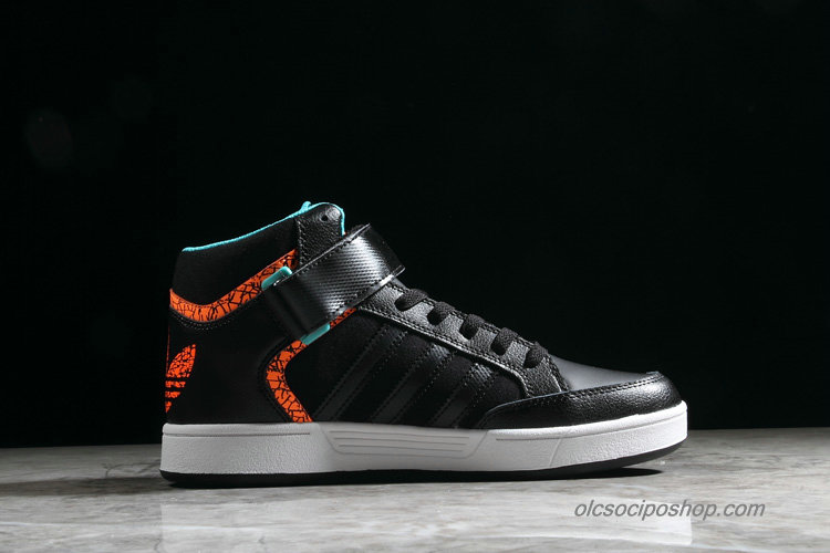 Férfi Adidas Varial Mid Fekete/Narancs/Fehér Cipők (F37494)