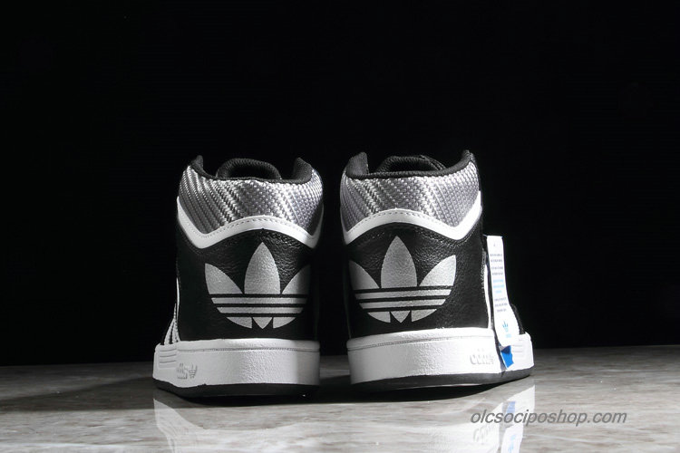 Adidas Varial Mid Fekete/Fehér/Ezüst Cipők (BB8769)