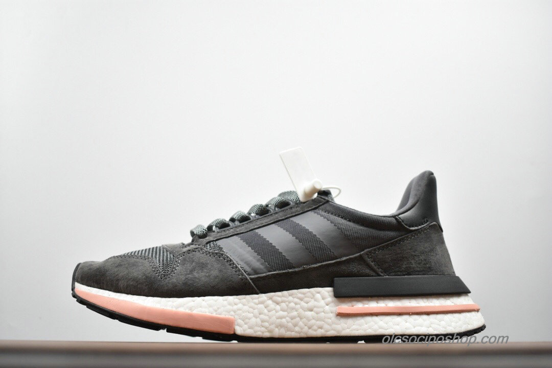 Adidas ZX500 RM Boost Sötétszürke/Rózsaszín/Fehér Cipők (B42217)