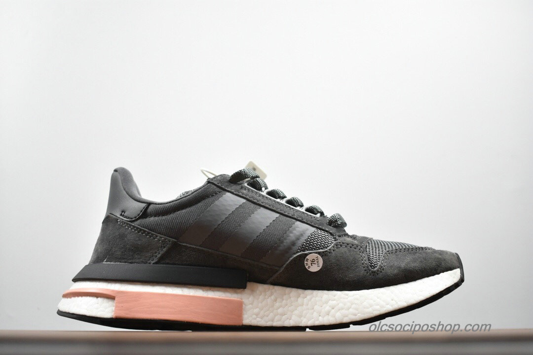 Adidas ZX500 RM Boost Sötétszürke/Rózsaszín/Fehér Cipők (B42217)