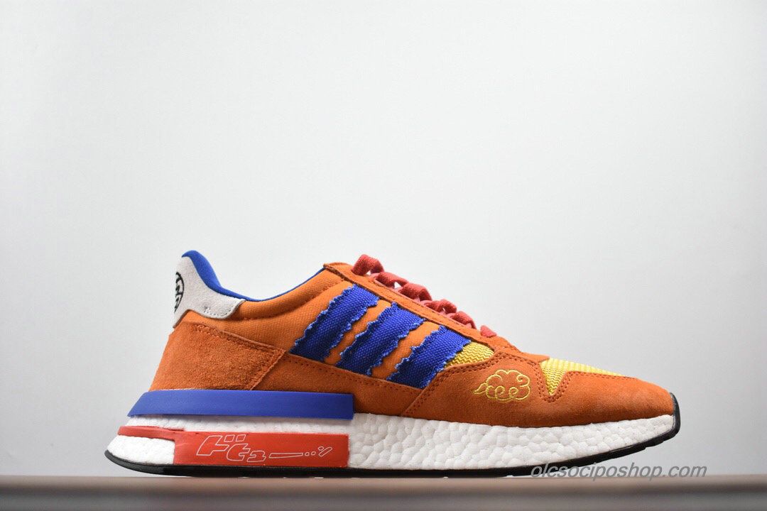 Adidas ZX500 RM Boost Narancs/Kék/Fehér Cipők (D97046)