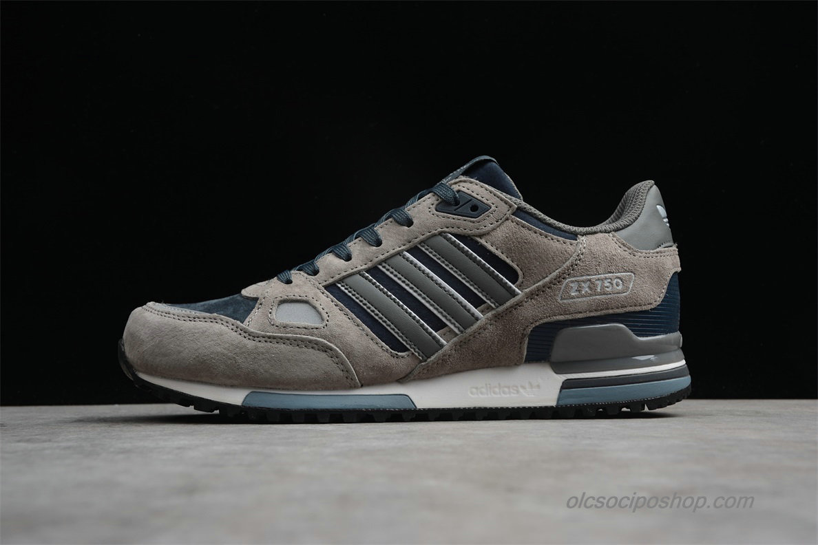 Férfi Adidas ZX750 Suede Sötétszürke/Fekete Cipők (D65229)