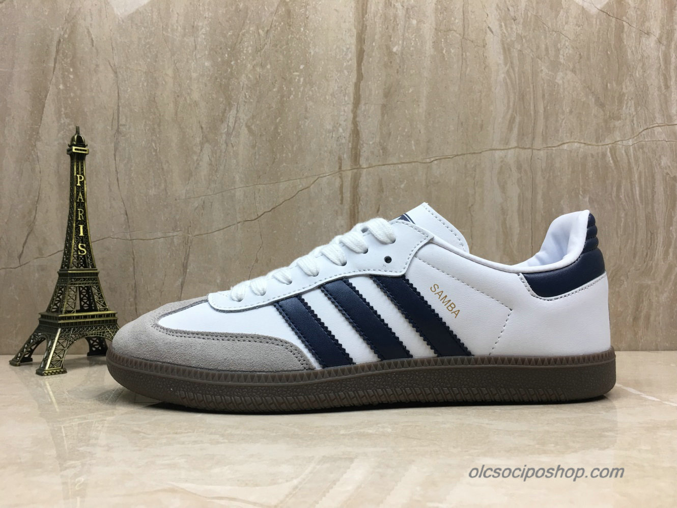 Adidas Samba OG Fehér/Sötétkék/Szürke Cipők (B75681)