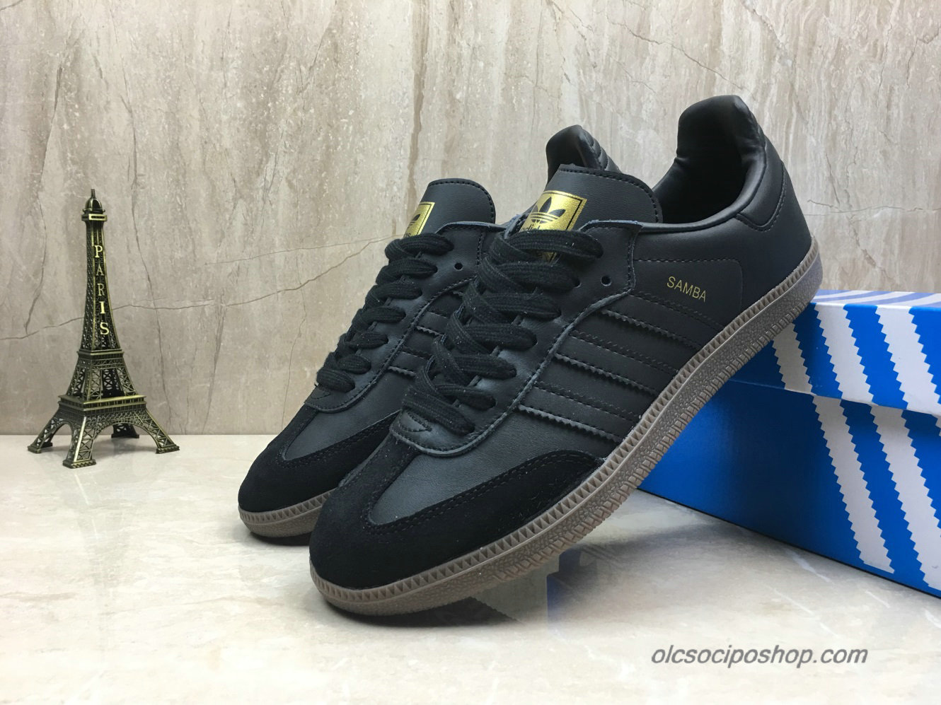 Adidas Samba OG Fekete/Arany Cipők (B75805)