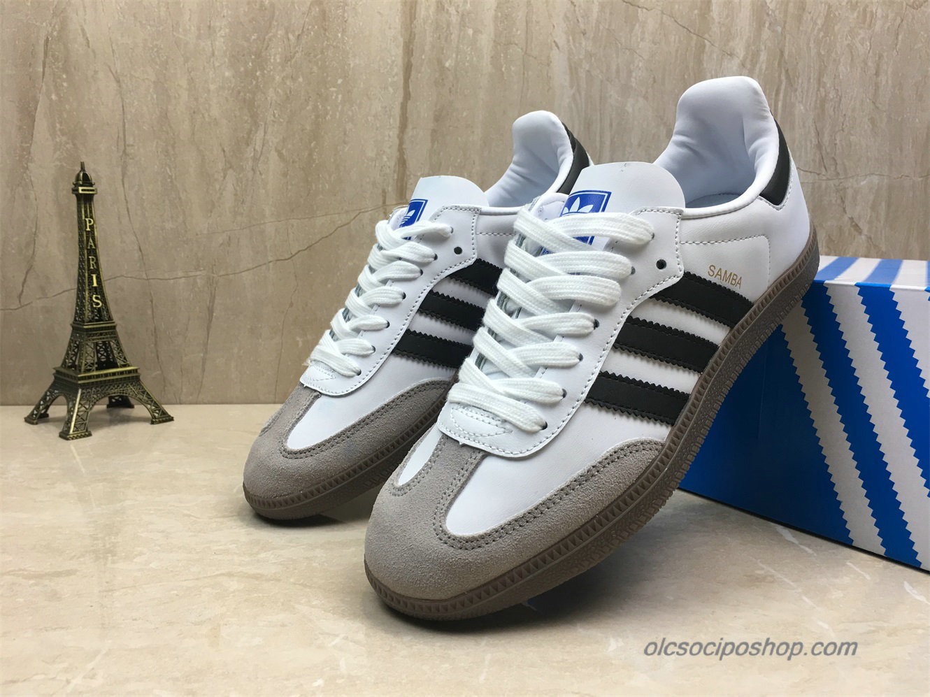 Adidas Samba OG Fehér/Fekete/Szürke Cipők (B75806)