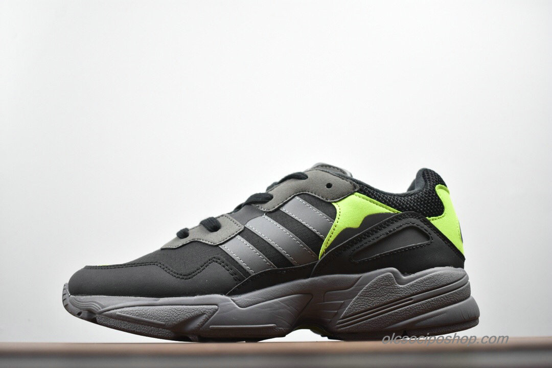 Adidas YUNG-96 Fekete/Zöld Cipők (F97180)