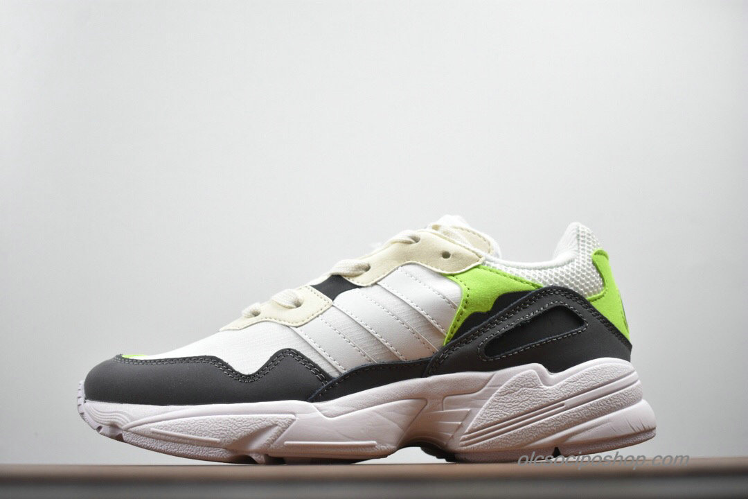 Adidas YUNG-96 Fekete/Fehér/Zöld Cipők (F97182)