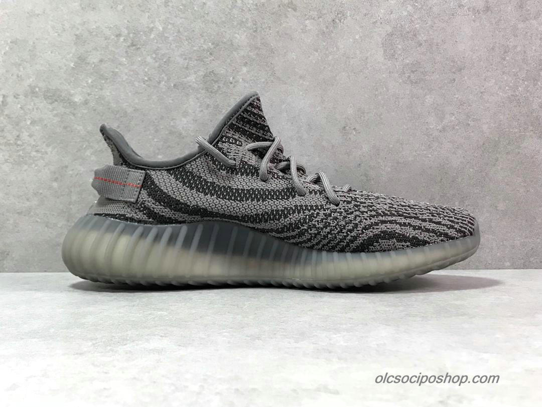 Adidas Yeezy 350 V2 Boost Szürke/Fekete Cipők (AH2203)