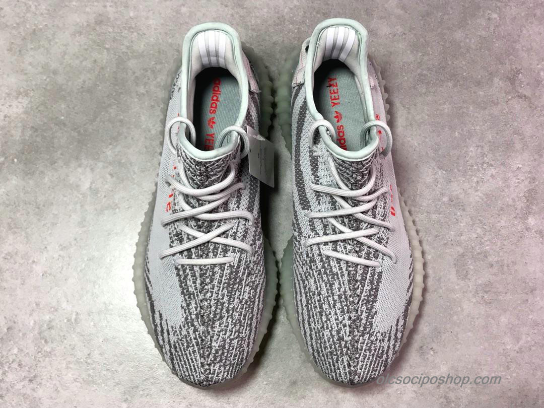 Adidas Yeezy 350 V2 Boost Szürke/Fehér Cipők (B35371)