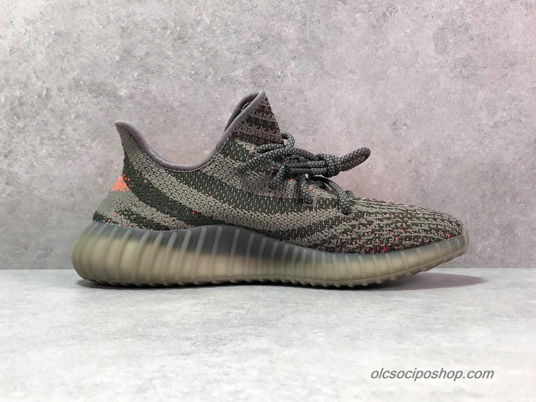 Adidas Yeezy 350 V2 Boost Sötétszürke/Narancs Cipők (BB1826)