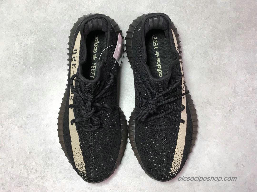 Adidas Yeezy 350 V2 Boost Fekete/Fehér Cipők (BY1604)