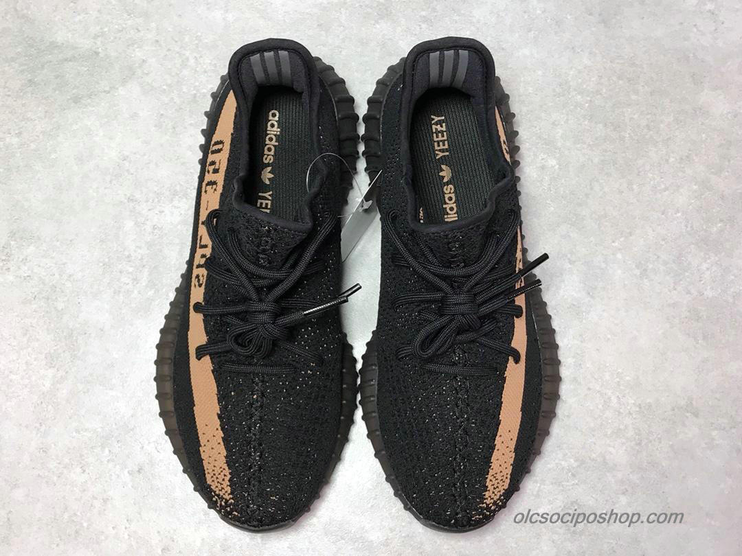 Adidas Yeezy 350 V2 Boost Fekete/Khaki Cipők (BY1605)