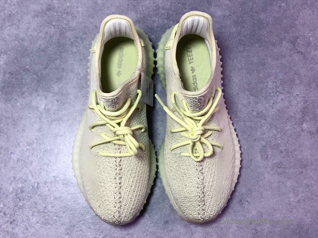 Adidas Yeezy 350 V2 Boost Piszkosfehér/Sárga Cipők (F36980)