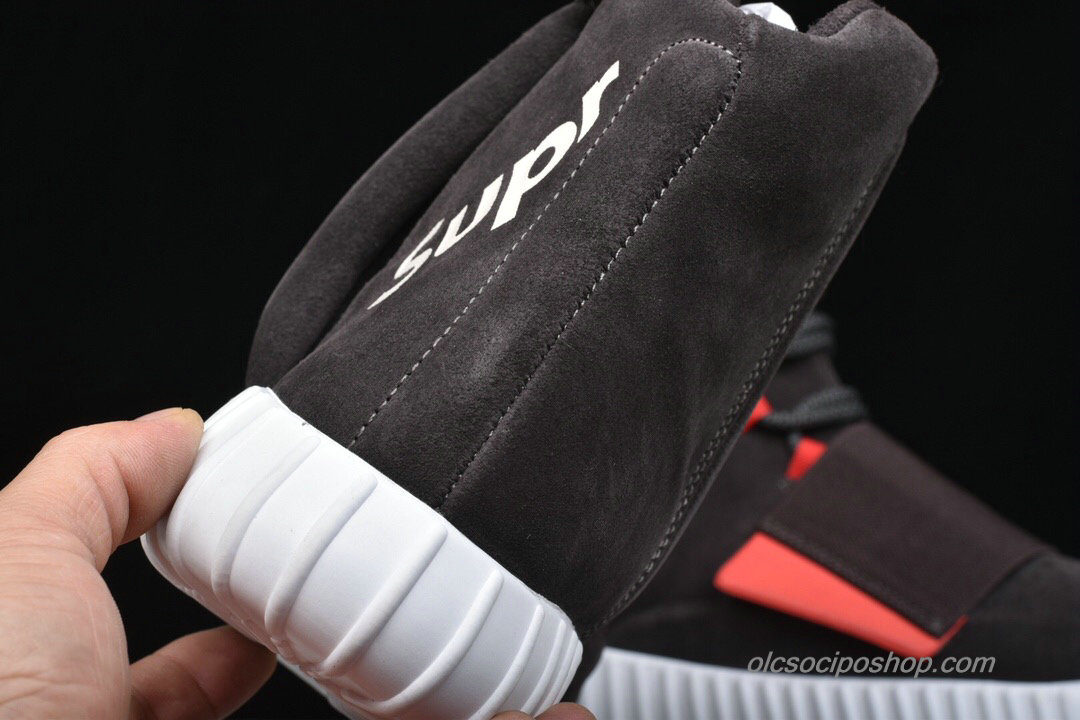 Adidas Yeezy Boost 750 SUP Csokoládé/Piros/Fehér Cipők