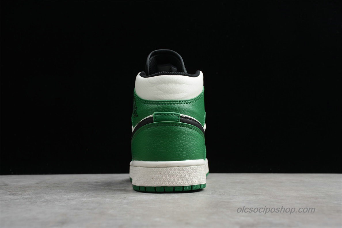 Air Jordan 1 MID SE AJ1 Zöld/Fehér/Fekete Cipők (852542-301)