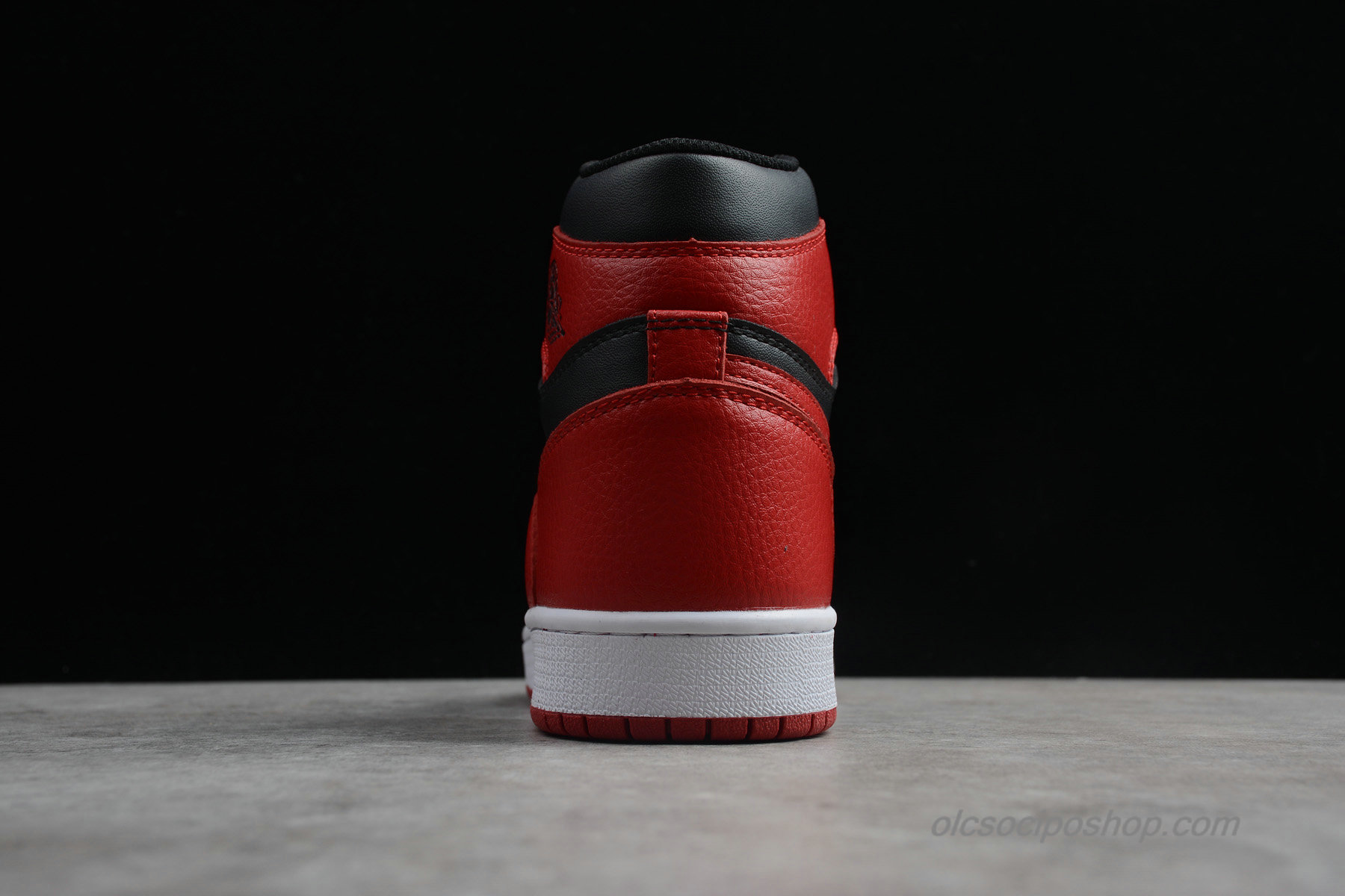 Férfi Air Jordan 1 Retro High OG AJ1 Piros/Fekete Cipők (555088-001)