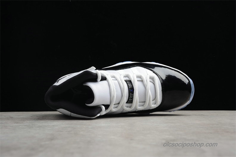 Férfi Air Jordan 11 Retro High AJ11 Fehér/Fekete Cipők (378037-107)