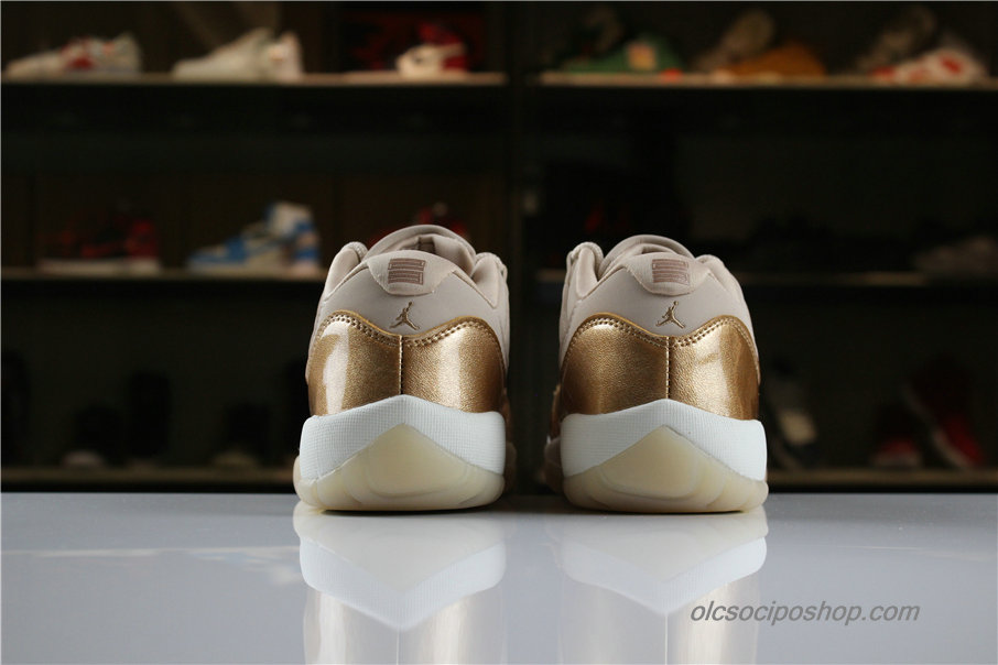 Női Air Jordan 11 Retro Low GS AJ11 Khaki/Arany Cipők (AH7860-105)