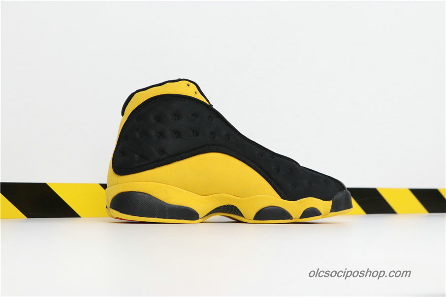 Férfi Air Jordan 13 Melo Class of 2002 AJ13 Fekete/Sárga Cipők (414571-035)