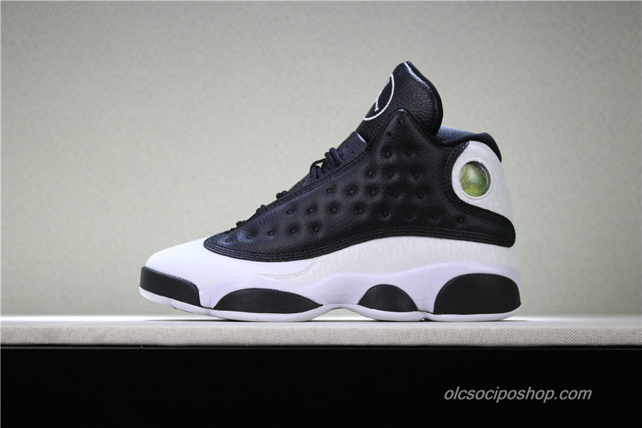 Női Air Jordan 13 Retro Love & Respect GG Fekete/Fehér Cipők (888165-012)