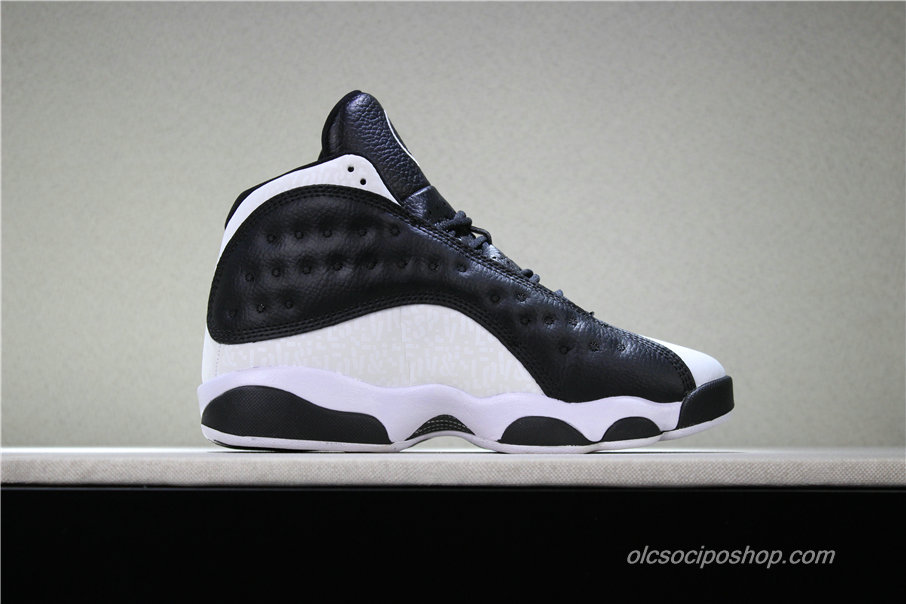 Női Air Jordan 13 Retro Love & Respect GG Fekete/Fehér Cipők (888165-012)