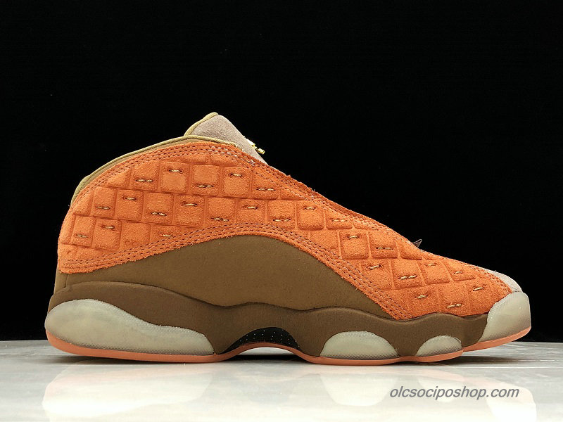 Férfi Air Jordan 13 Retro Low NRG Clot Homok/Narancs/Kávé Cipők (AT3102-200)