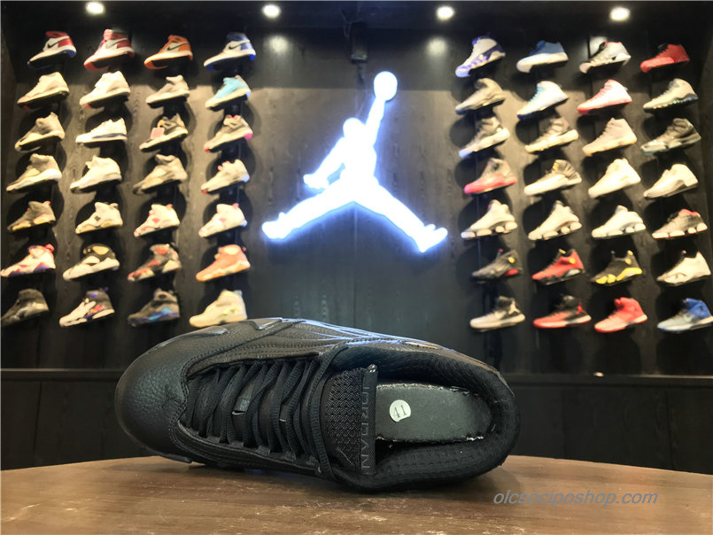 Férfi Air Jordan 14 Retro DMP AJ14 Fekete/Arany Cipők (487471-022)