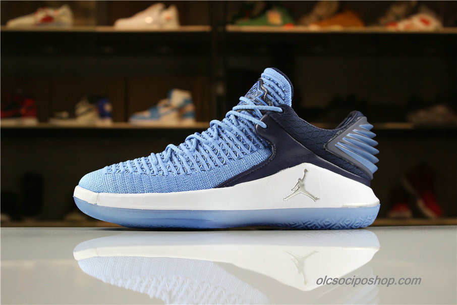 Férfi Air Jordan 32 Low PF Win Like 82 Kék/Fehér/Navy Cipők (AH3347-401)