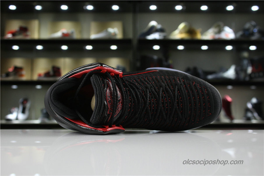 Férfi Air Jordan 32 MJ Day AJ32 Fekete/Piros Cipők (AA1253-001)