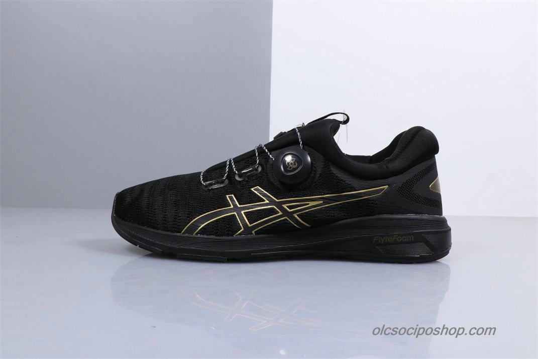 Férfi Asics Dynamis Fekete/Arany Cipők (T7D1N-0191)