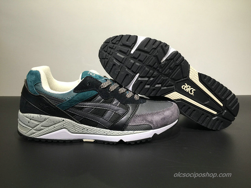 Férfi Asics Tiger Gel-Lique Szürke/Fekete/Zöld Cipők