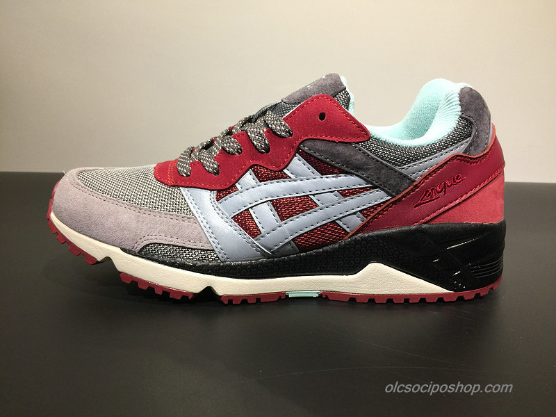 Asics Tiger Gel-Lique Szürke/Ezüst/Piros/Fekete Cipők