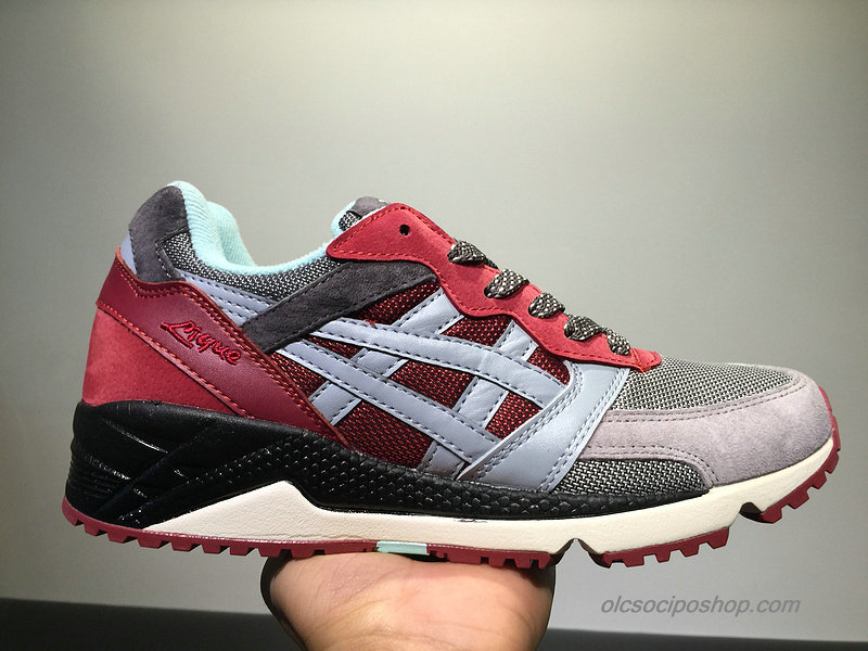 Asics Tiger Gel-Lique Szürke/Ezüst/Piros/Fekete Cipők