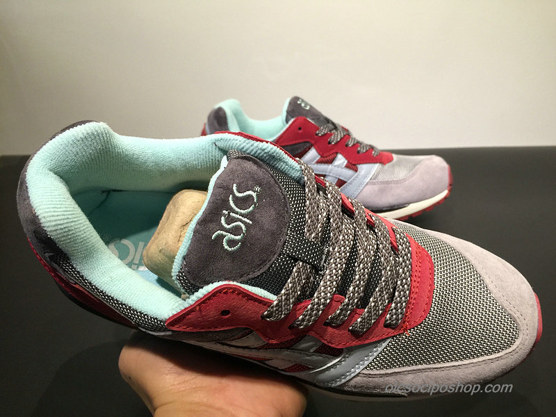Asics Tiger Gel-Lique Szürke/Ezüst/Piros/Fekete Cipők
