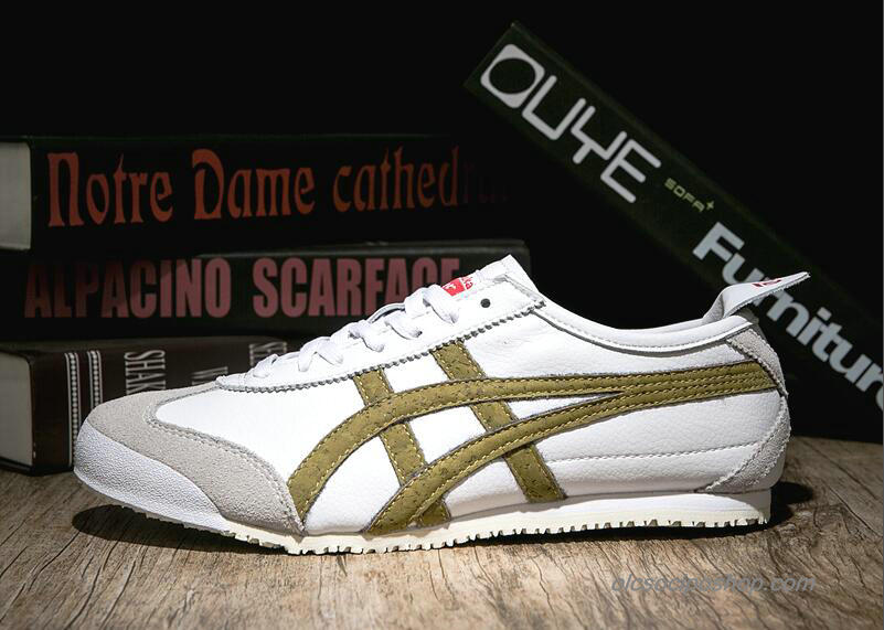 Asics Tiger Mexico 66 Fehér/Homok/Olajbogyó Cipők (1183A013-100)