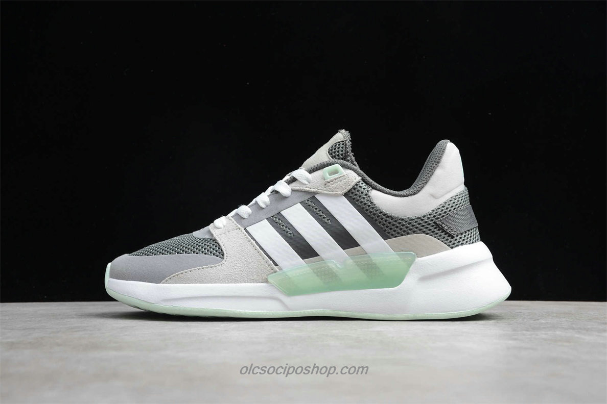 Adidas Run 90s Szürke/Fehér/Zöld Cipők (EE9882)