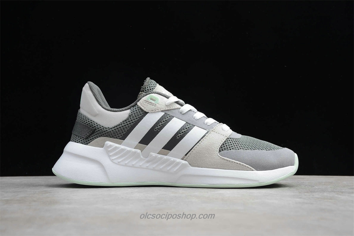 Adidas Run 90s Szürke/Fehér/Zöld Cipők (EE9882)