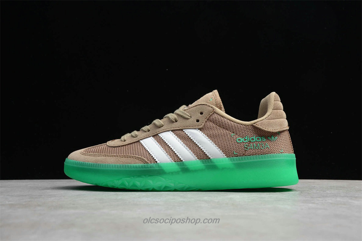 Adidas Samba RM Kávé/Zöld Cipők (EE5505)