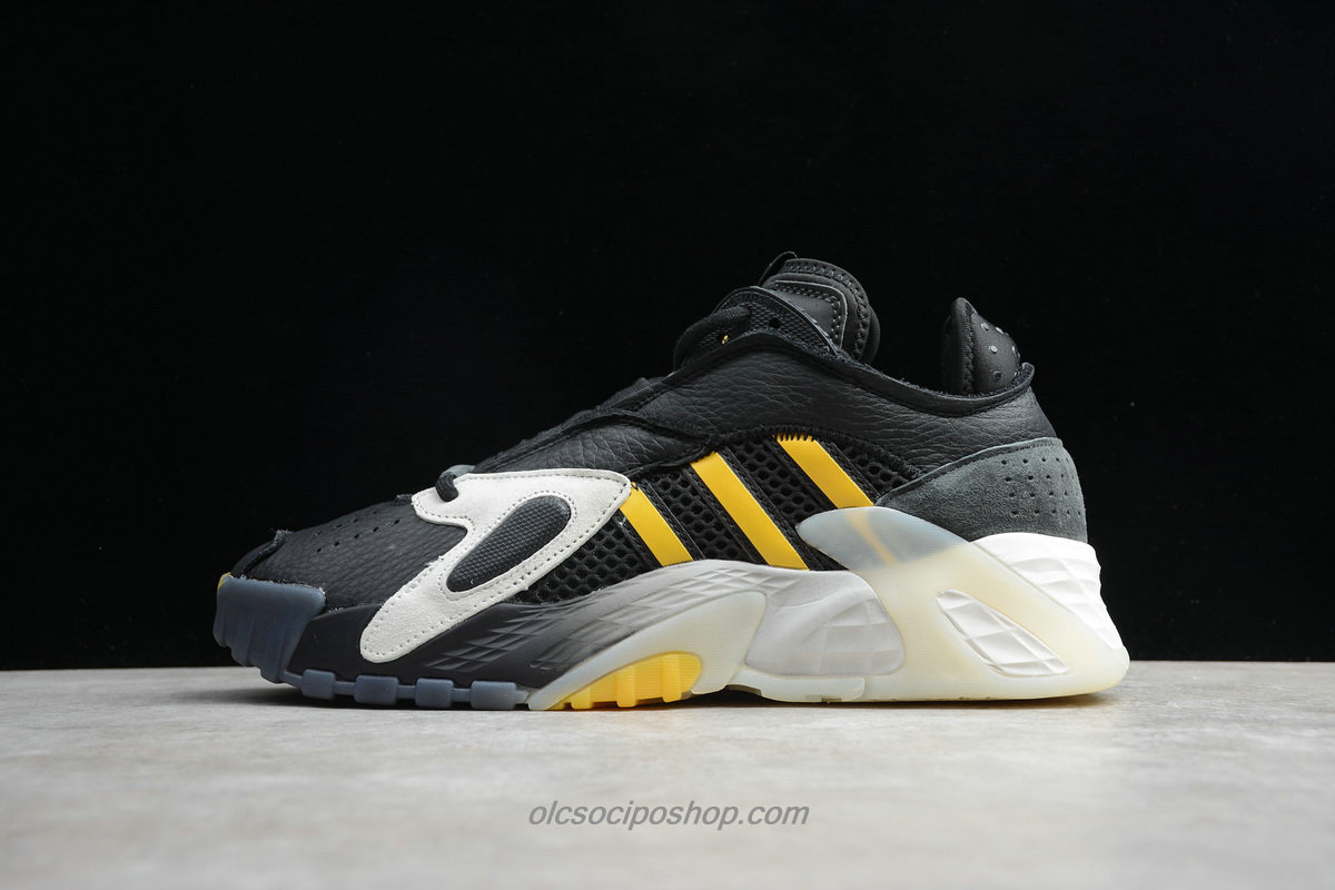 Férfi Adidas Streetball Fekete/Sárga/Homok Cipők (EE5926)