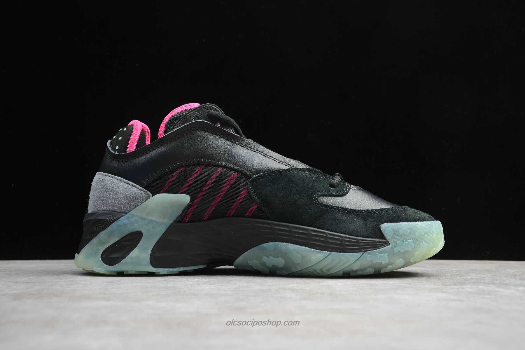 Férfi Adidas Streetball Fekete/Szürke/Rózsaszín Cipők (FV4524)