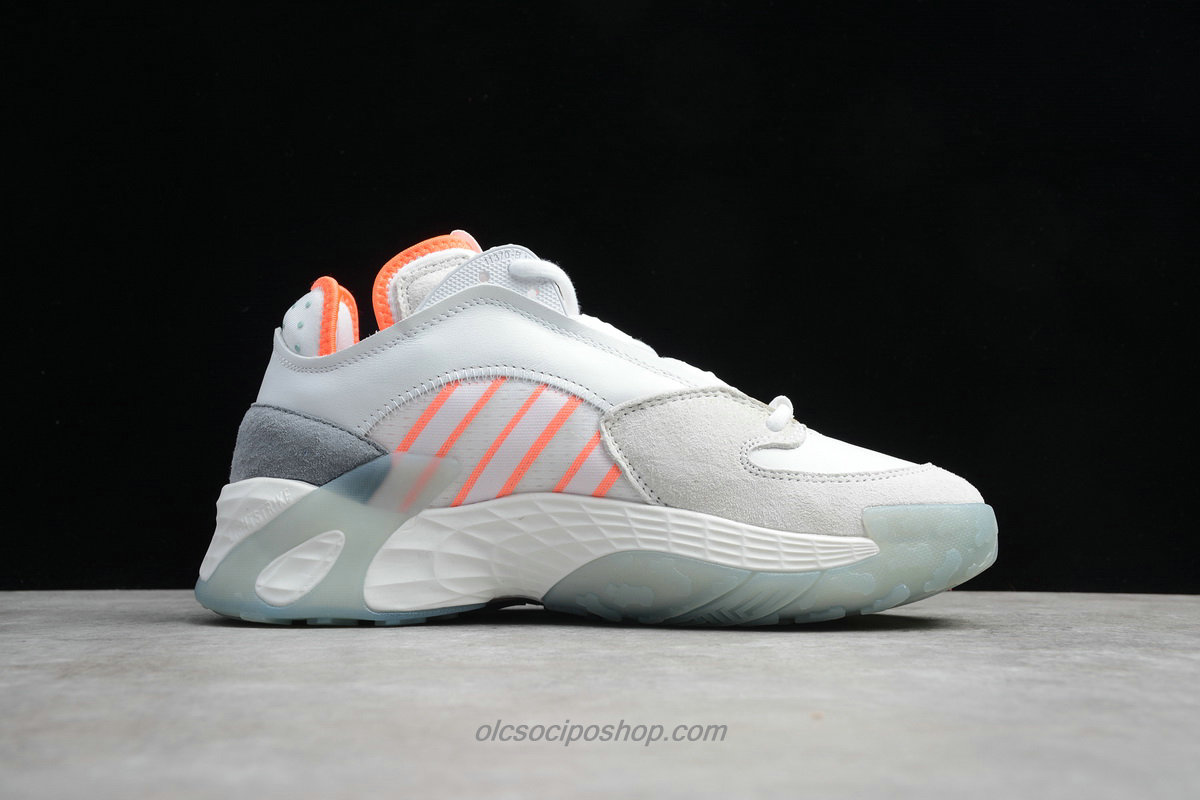 Férfi Adidas Streetball Fehér/Homok/Narancs Cipők (FV4530)