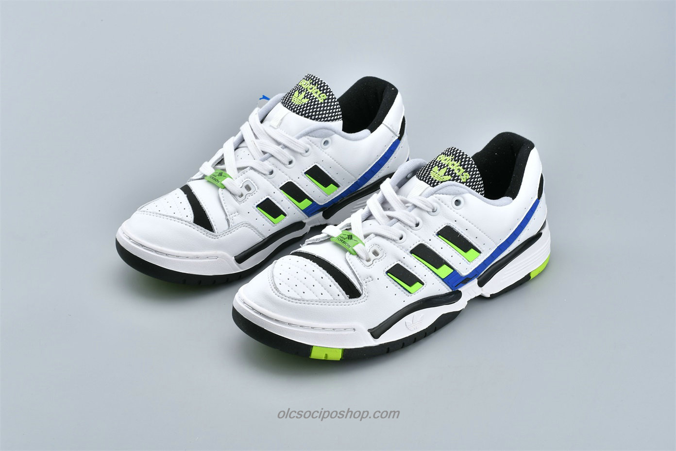 Adidas Torsion Comp Edberg Fehér/Zöld/Fekete/Kék Cipők (EF7753)